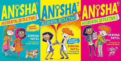 Anisha Accidental Detective by Serena Patel book covers